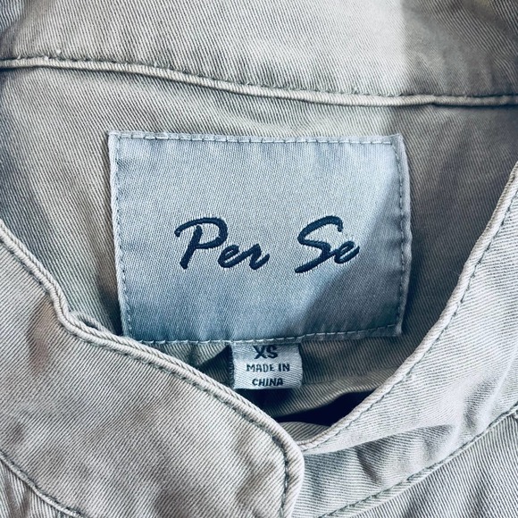 Per Se Army Green Utility Vest (Sz XS) - Picture 9 of 10